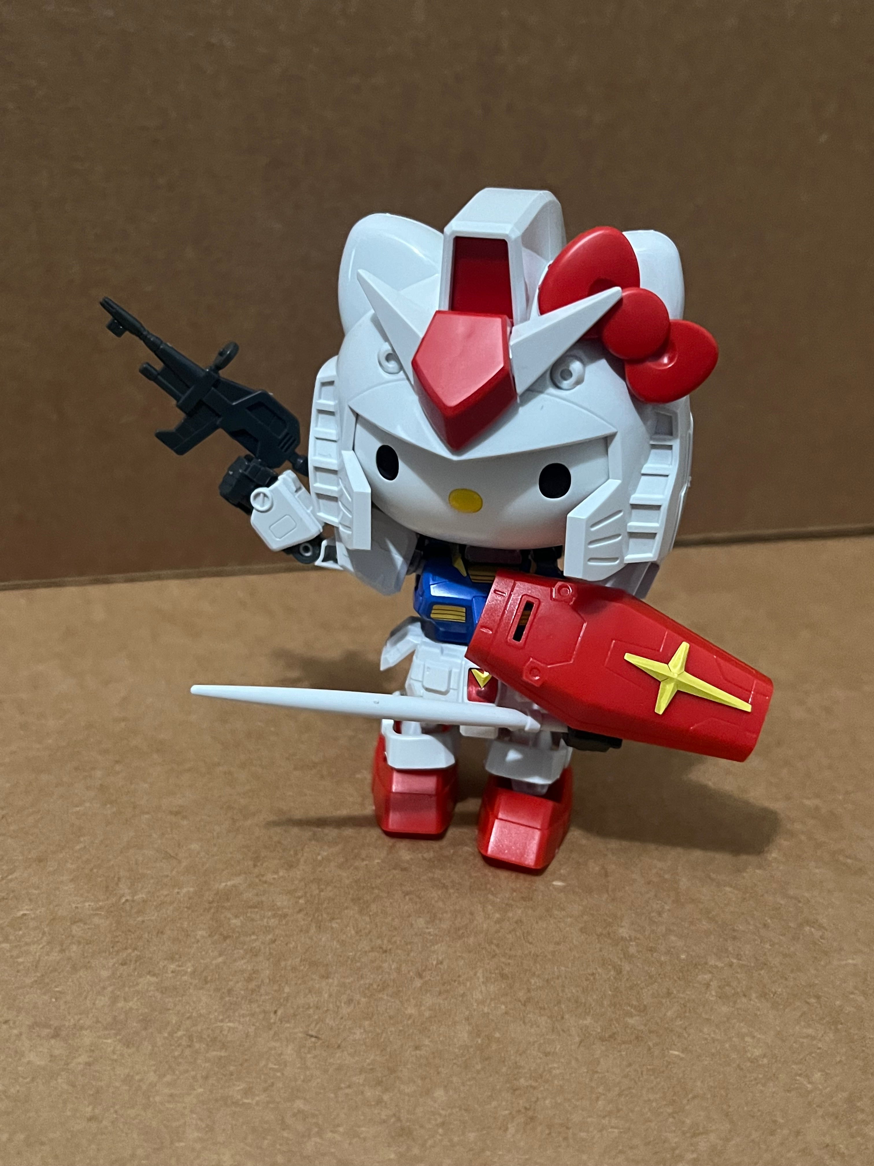 Gundam Hello Kitty and RX-78-2 Gundam SD-EX Standard Model Kit