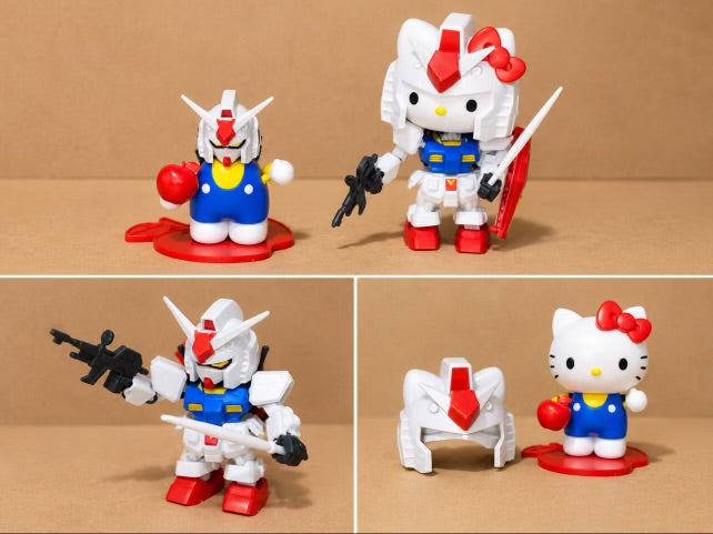 Gundam Hello Kitty and RX-78-2 Gundam SD-EX Standard Model Kit