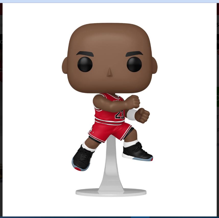 NBA Legends Bulls Michael Jordan 1989 Playoffs Funko Pop! Vinyl Figure #206