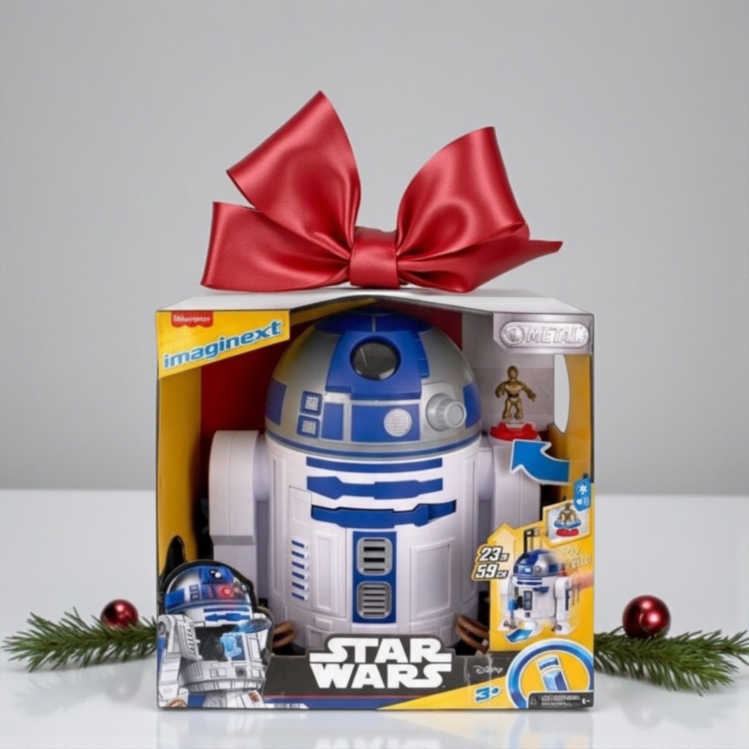 Fisher-Price Imaginext Star Wars Large R2-D2 Figure – Interactive Kids & Preschool Toy