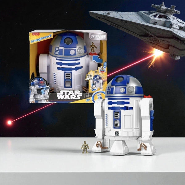 Fisher-Price Imaginext Star Wars Large R2-D2 Figure – Interactive Kids & Preschool Toy