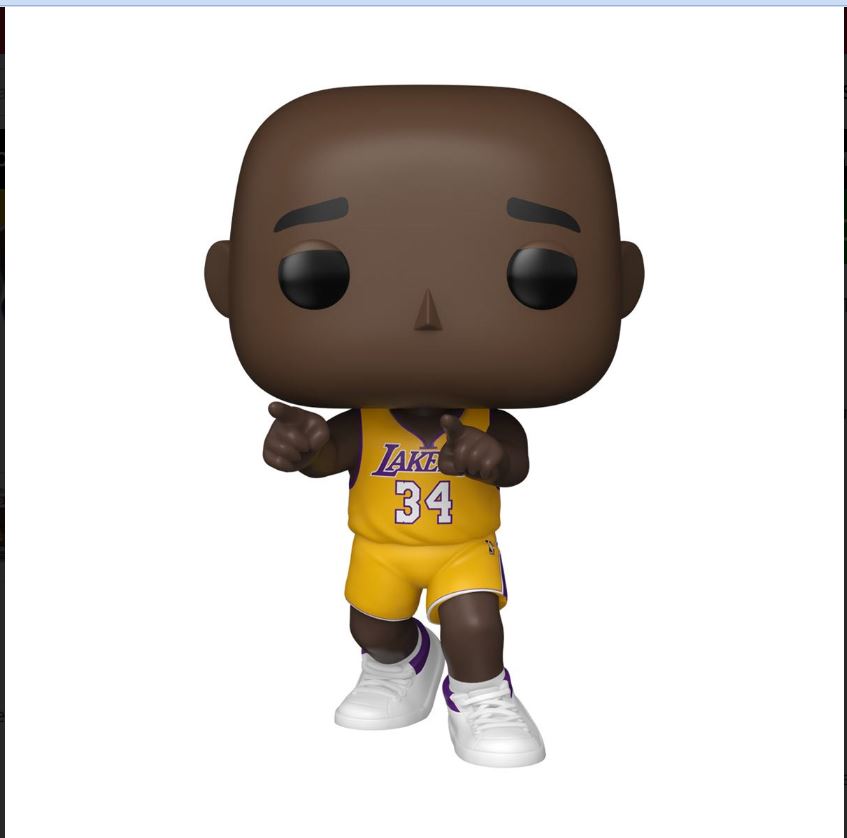 NBA Legends Lakers Shaq 2000 WCF Celebration Funko Pop! Vinyl Figure #208